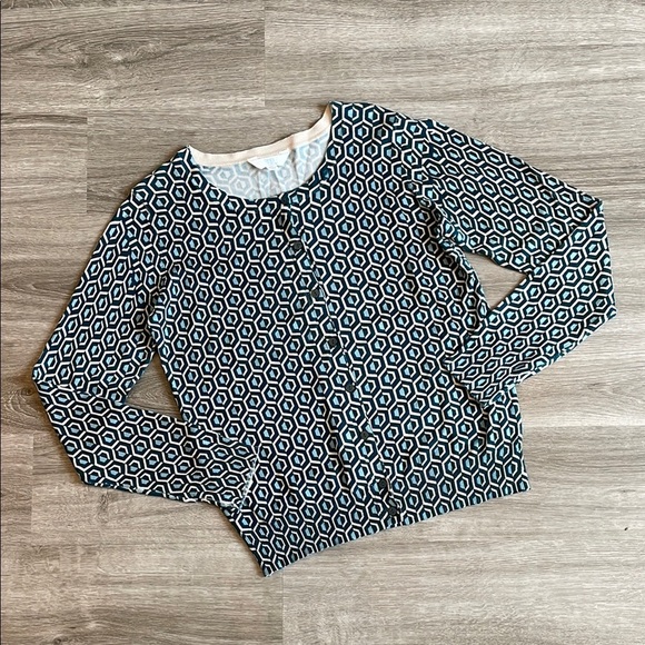 Time And Tru Geometric Patterned Sweater - Picture 1 of 4